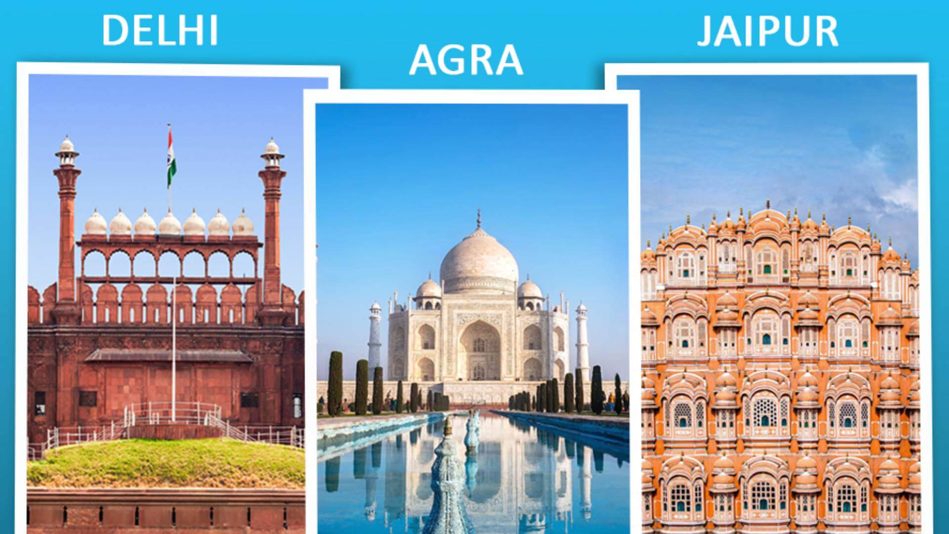 Golden Triangle Tour 3 Days - Delhi, Agra & Jaipur 2N/3D